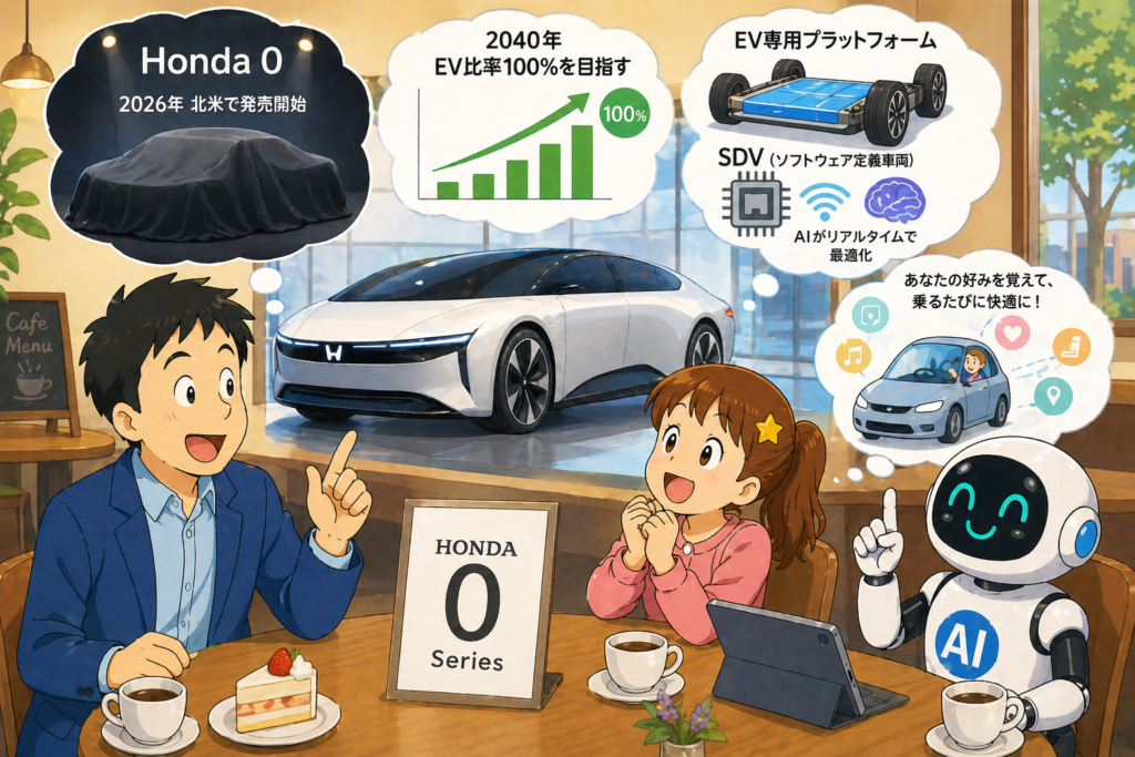 ホンダ「0シリーズ」いよいよ発売！2026年EVの本命か？