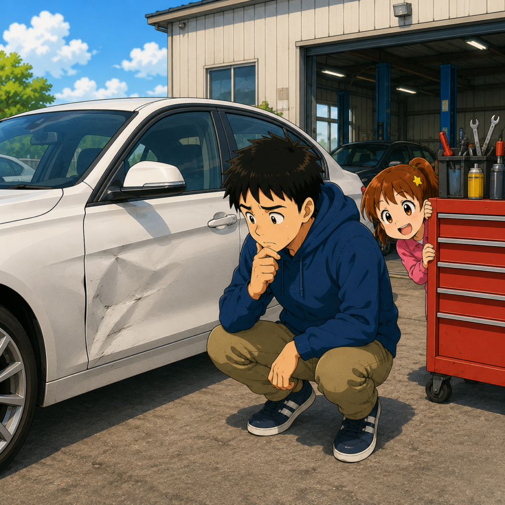 「叩いて直す」vs「交換する」BMWのへこみ修理、どっちがお得？