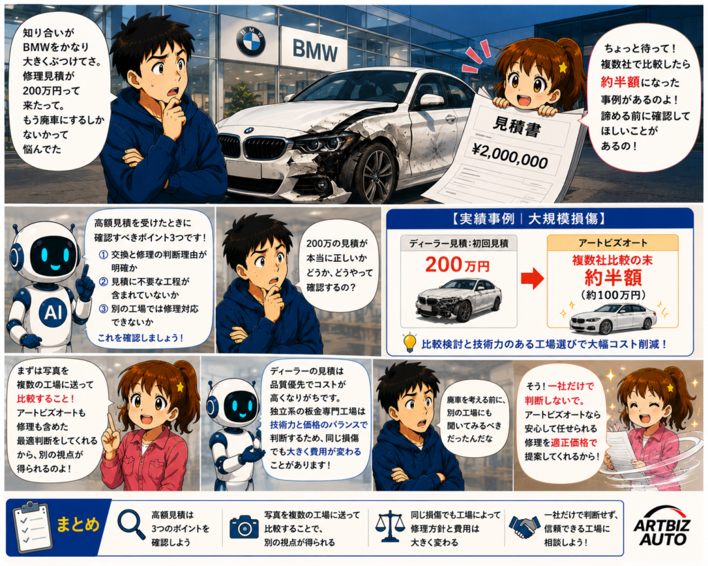 200万円の修理見積をもらったらまず読んでほしい記事